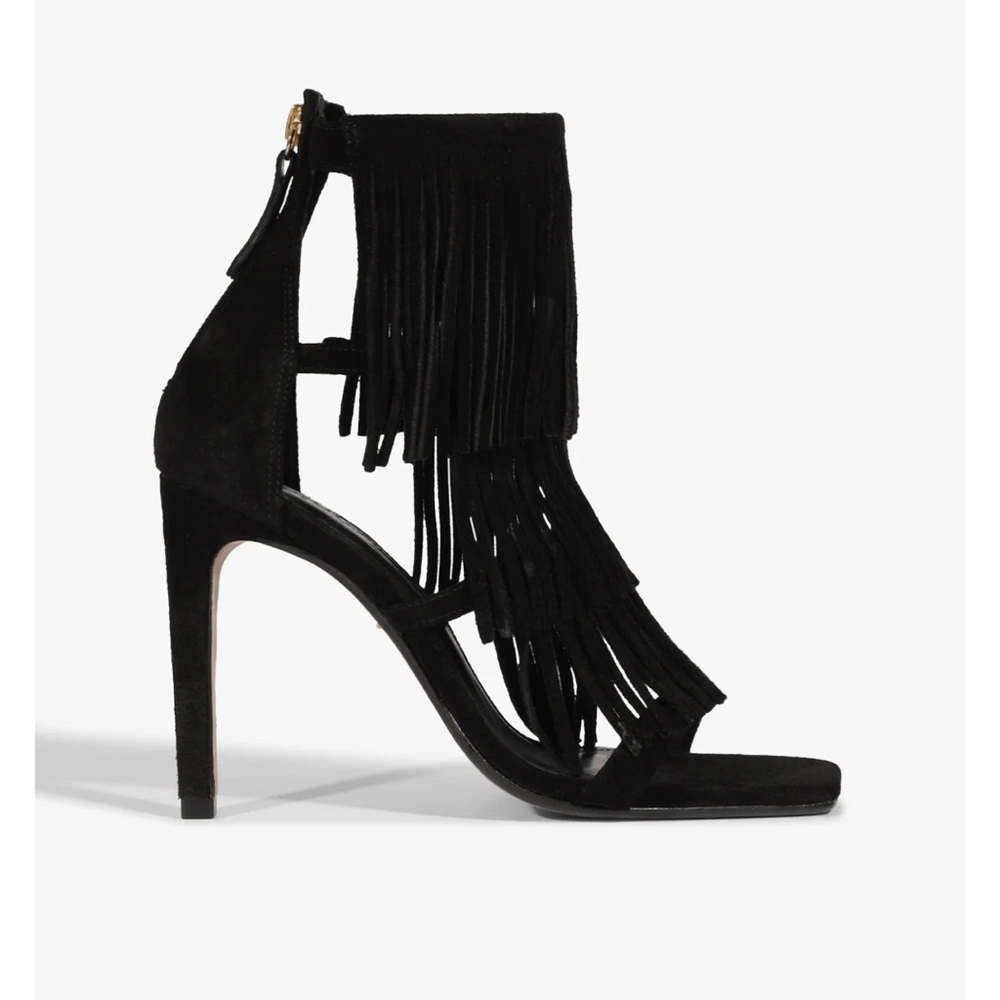 ‼️TWO Pair Fringed Heel Sandals‼️